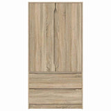 Bathroom Cabinet Sonoma Oak 79.5 x 49 x 156 cm Engineered Wood 3406247