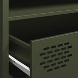 TV Cabinet Olive Green 202x39x43.5 cm Cold-rolled Steel 3307159