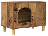 Cat House Old Wood 51 x 30 x 52 cm Engineered Wood 8000669