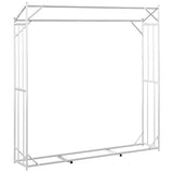 Firewood Rack with Rain Cover 200x40x200 cm Galvanised Steel 4104956