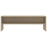 TV Cabinet Sonoma Oak 120x40x40 cm Engineered Wood 800039