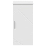 Bathroom Cabinet with Door High Gloss White 30 x 31.5 x 61 cm 883348