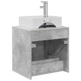 Wall-Mounted Sink Vanity Concrete Grey 49.5 x 41 x 62.5 cm 890281