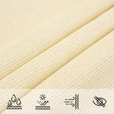 Sunshade Sail 160 g/m Cream 3x5 m HDPE 311184