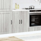 Sink Base Cabinet "Lucca" Grey Sonoma Engineered Wood 853683