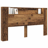 Headboard Cabinet Old wood 180 x17 x104.5 cm Engineered wood 879633
