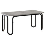 Coffee Table Concrete Grey 100 x 50 x 45 cm Engineered Wood 8007725