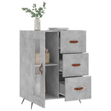 Sideboard Concrete Grey 69.5x34x90 cm Engineered Wood 828016