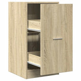Apothecary Cabinet Sonoma Oak 40x41x77.5 cm Engineered Wood 855189