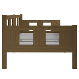 Day Bed without Mattress Honey Brown Solid Wood Pine 90x200 cm 820270
