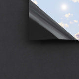 Window Films 3 pcs Static Frosted Black PVC 3208953