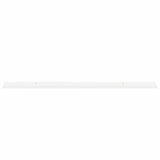 Wall Shelves 4 pcs High Gloss White 115x9x3 cm 326657