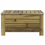 Garden Footstool 62x63.5x32 cm Impregnated Wood Pine 844902