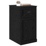 Side Cabinet Black Oak 40 x 50 x 75 cm Engineered Wood 881449