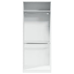 Wardrobe White 80x50x200 cm Engineered Wood 3307792