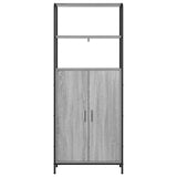Highboard Grey Sonoma 65 x 33 x 161 cm Engineered Wood 8013875