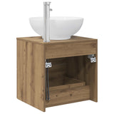 Wall-Mounted Sink Vanity Artisan Oak 49.5 x 44.5 x 66.5 cm 890309