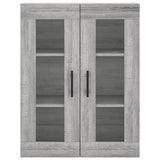 Highboard Grey Sonoma 69.5x34x180 cm Engineered Wood 3198431