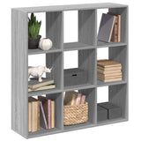 Room Divider Bookcase Grey Sonoma 102x29x103,5 cm Engineered Wood 858044