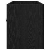 Sink cabinet with Storage with Door Black Oak Engineered Wood 880443