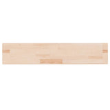 Shelf Board 100x20x4 cm Untreated Solid Wood Oak 342951
