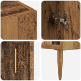 Highboard Old Wood 69.5 x 34 x 180 cm Engineered Wood 3415802