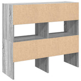 Shoe Racks 2 pcs Stackable Grey Sonoma 89.5x30x40 cm 858850