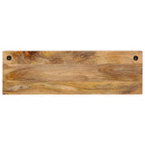 Wall-mounted Coat Rack with 5 Hooks Solid Wood Mango 358955