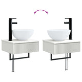 Bathroom Furniture Set 3 pcs White Engineered Wood 3405587
