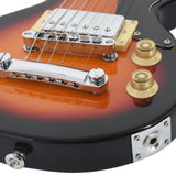 Electric Guitar for Kids with Bag Brown and Black 3/4 30" 70197