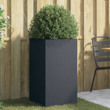 Planter Anthracite 42x38x75 cm Steel 841579