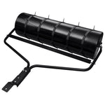 Garden Lawn Roller Pull with Aerator Clamps Black 63 L Iron 3308005