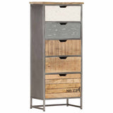 286535 Drawer Cabinet 45x30x105 cm Solid Mango Wood