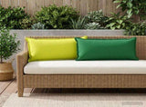 Cushion with Pillow HOUTEN 12 pcs Bright Green Polyester 934053