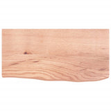 Wall Shelf Light Brown 60x30x cm Treated Solid Wood Oak 363645