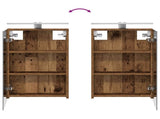 Bathroom Cabinet Set 3 pcs 120 x 10.5 x 60.5 cm Engineered wood 3403742