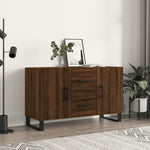 ZNTS Sideboard Brown Oak 100x36x60 cm Engineered Wood 828203