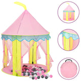 Children Play Tent with 250 Balls Pink 100x100x127 cm 3107747