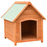 170639 Dog House Solid Pine & Fir Wood 72x85x82 cm