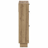 Shoe Cabinet EDE 78 x 24 x 103 cm Engineered Wood Artisan Oak 896004