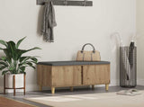 Hall Bench Artisan Oak 80 x 38 x 46 cm 891535