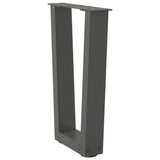 Coffee Table Legs V-Shape 2 pcs Anthracite 38x cm Steel 4012626