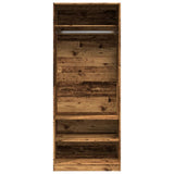 Wardrobe Old Wood 80x50x200 cm Engineered Wood 3307700