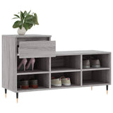 Shoe Cabinet Grey Sonoma 102x36x60 cm Engineered Wood 831362