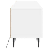 LED TV Cabinet White Engineered Wood 896905