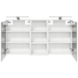 Bathroom Cabinet Set 3 pcs 116 x 16 x 62.5 cm Engineered wood 3403816