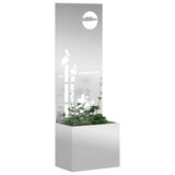 Garden Privacy Screen Silver 50 x 32 x 150 cm Galvanised steel 876474