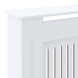 Engineered Wood Radiator Cover White 205 cm 325547