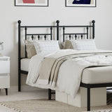 Metal Replace Headboard Black 120 cm 353568