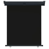 ZNTS Balcony Side Awning 145x250 cm Black 48424